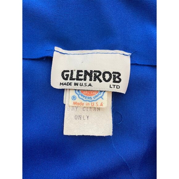 Vintage GlenRob Party Dress Bright Blue Sequin Detail Strappy Womens Size XS - Picture 10 of 10